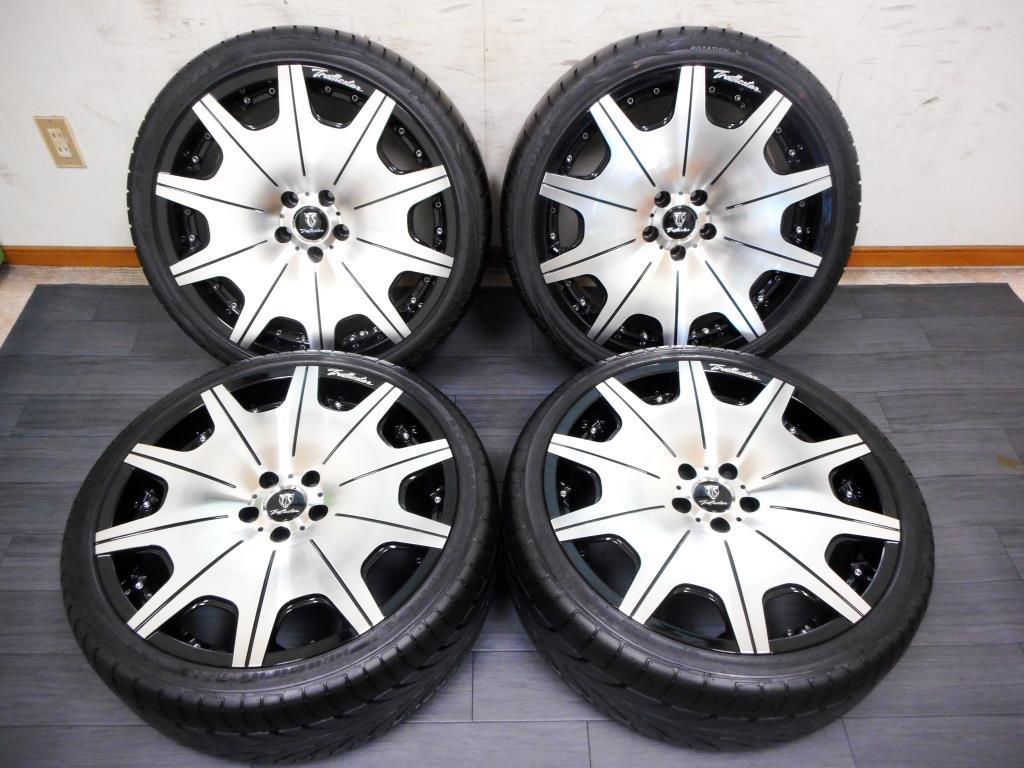☆トラフィックスター DTX 4本 8.5J 9.5J ディッシュ メッキ