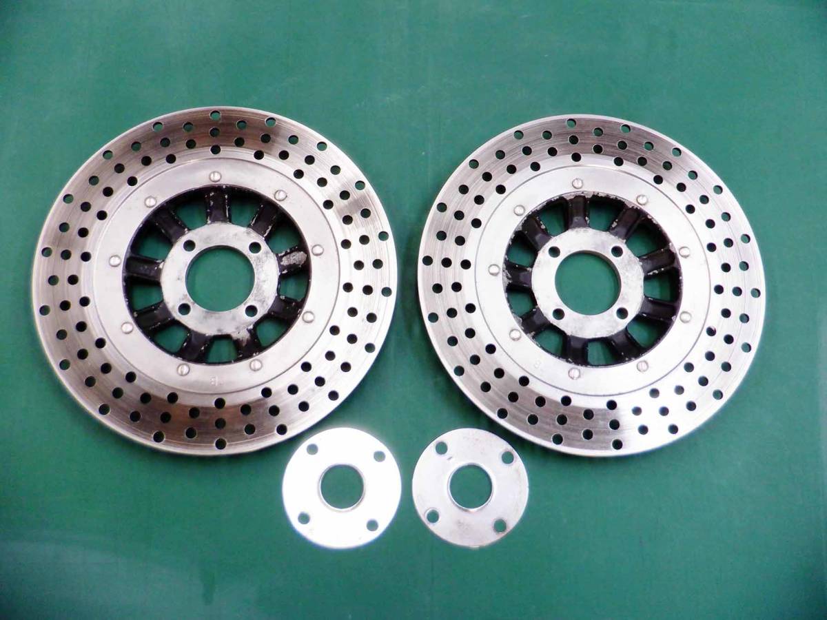 KZ系、MK2純正フロントブレーキローター4穴 純正フロントブレーキ