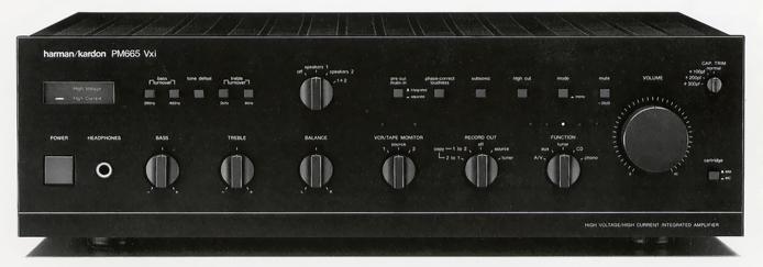 harman/kardon PM665Vxiの仕様 ハーマンカードン