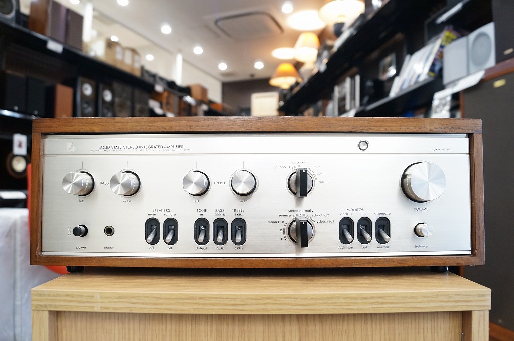 LUXMAN プリメインアンプ L-504高価買取実績 オーディオ高額査定