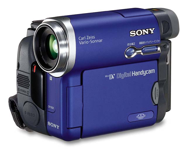 極美品】SONYソニー ビデオカメラDCR-TRV22K ブルーBlue 極美品】SONY
