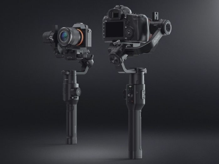 DJI、一眼を搭載できる片手ジンバル「RONIN-S」、6月下旬発売で92,800