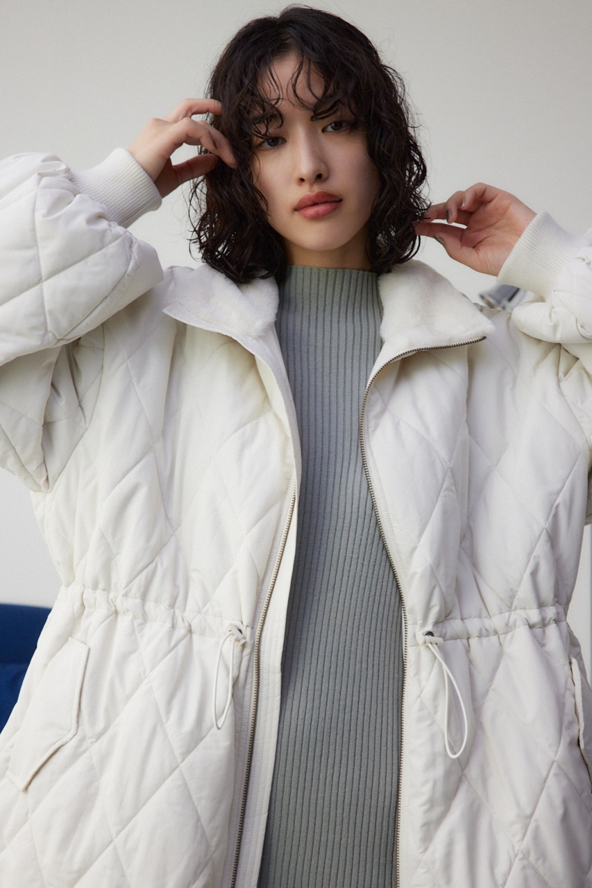 anyonmore エニワンモア キルティングフードハーフコート 値下げ交渉可