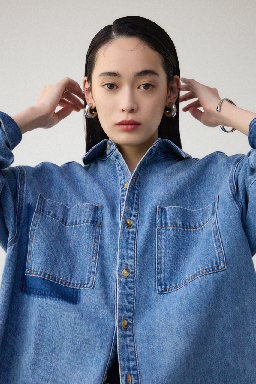 AZUL DENIM デニムシャツ｜WOMEN｜250ISB10-060J｜AZUL BY MOUSSY