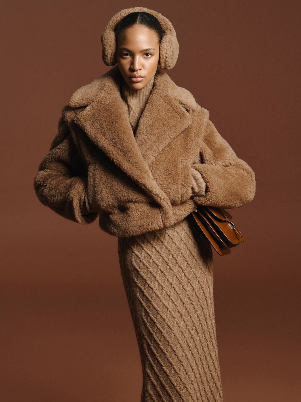 銀タグ✨42サイズ マックスマーラ ウールコート ゆったり ダブル