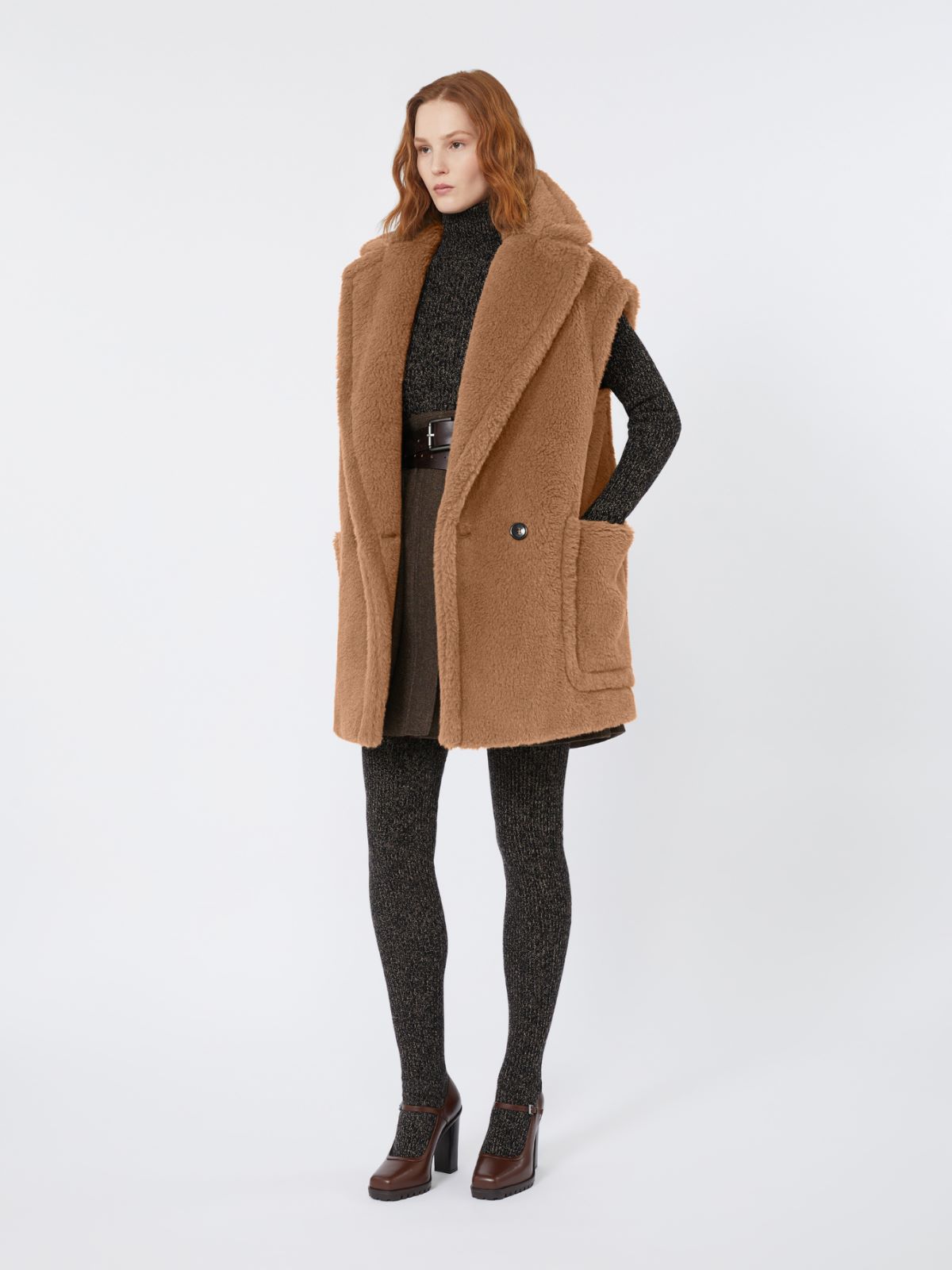 ブレダ] テディベア ジレ THE CAMEL, timeless限定, camel | Max Mara