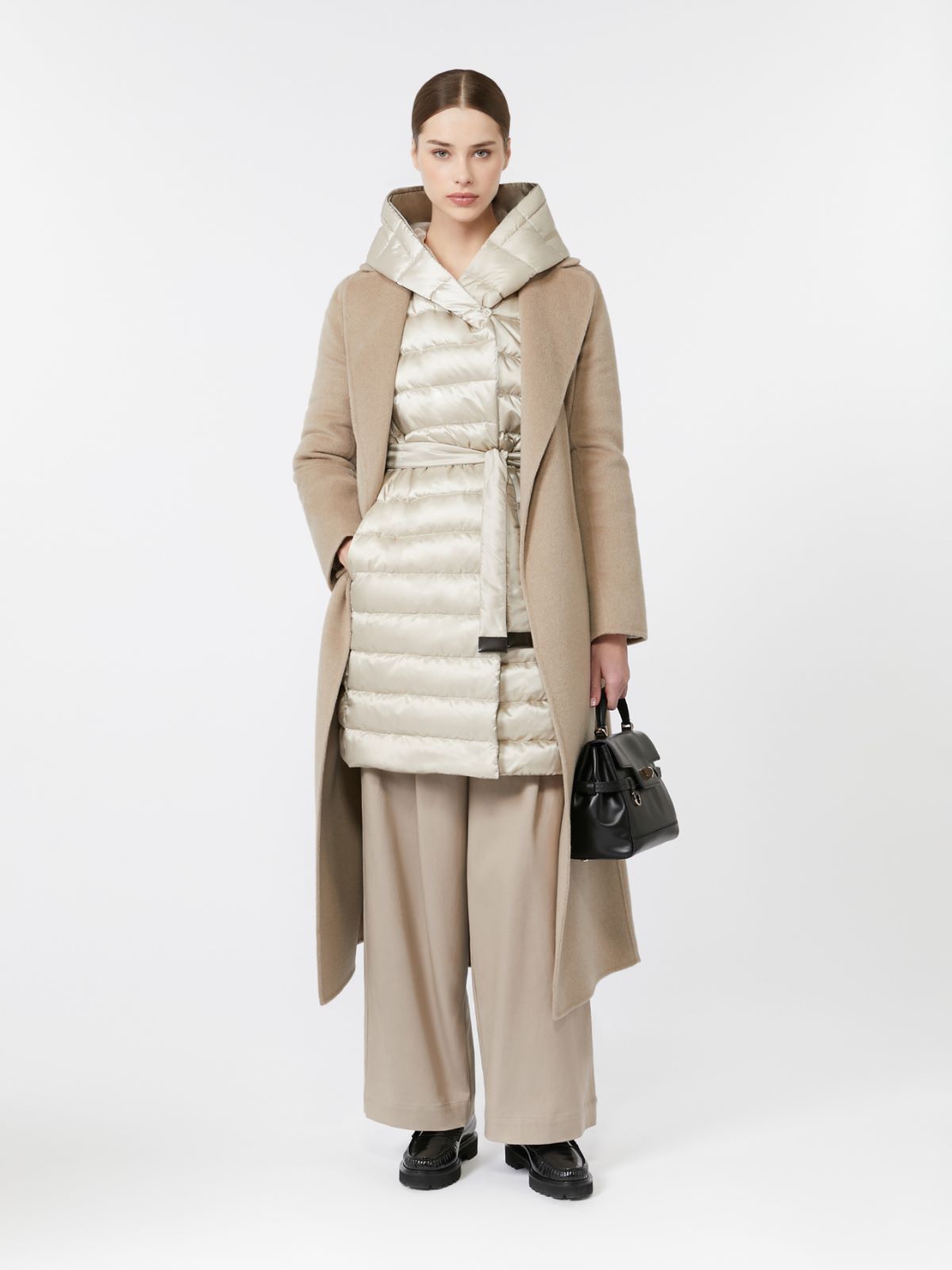 パオラ] ウール カシミヤ ダブルフェイス コート, beige | Max Mara