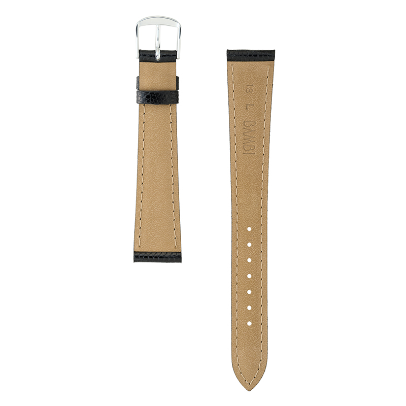 BAMBI バンビ トカゲ革(リザード) BTE252A - 時計バンド(ベルト)の