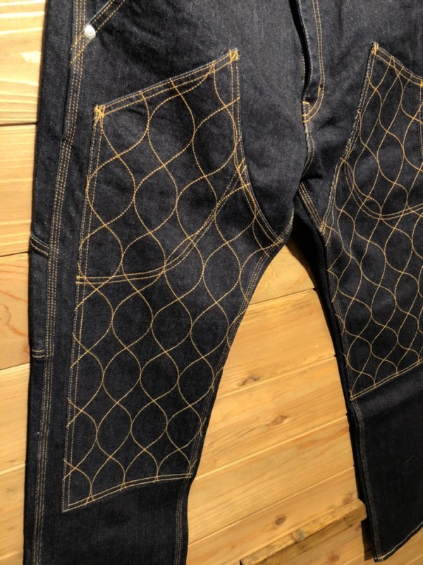 児島ジーンズ/ケブラーストレッチダブルニーシェルステッチ [RNB-1236]