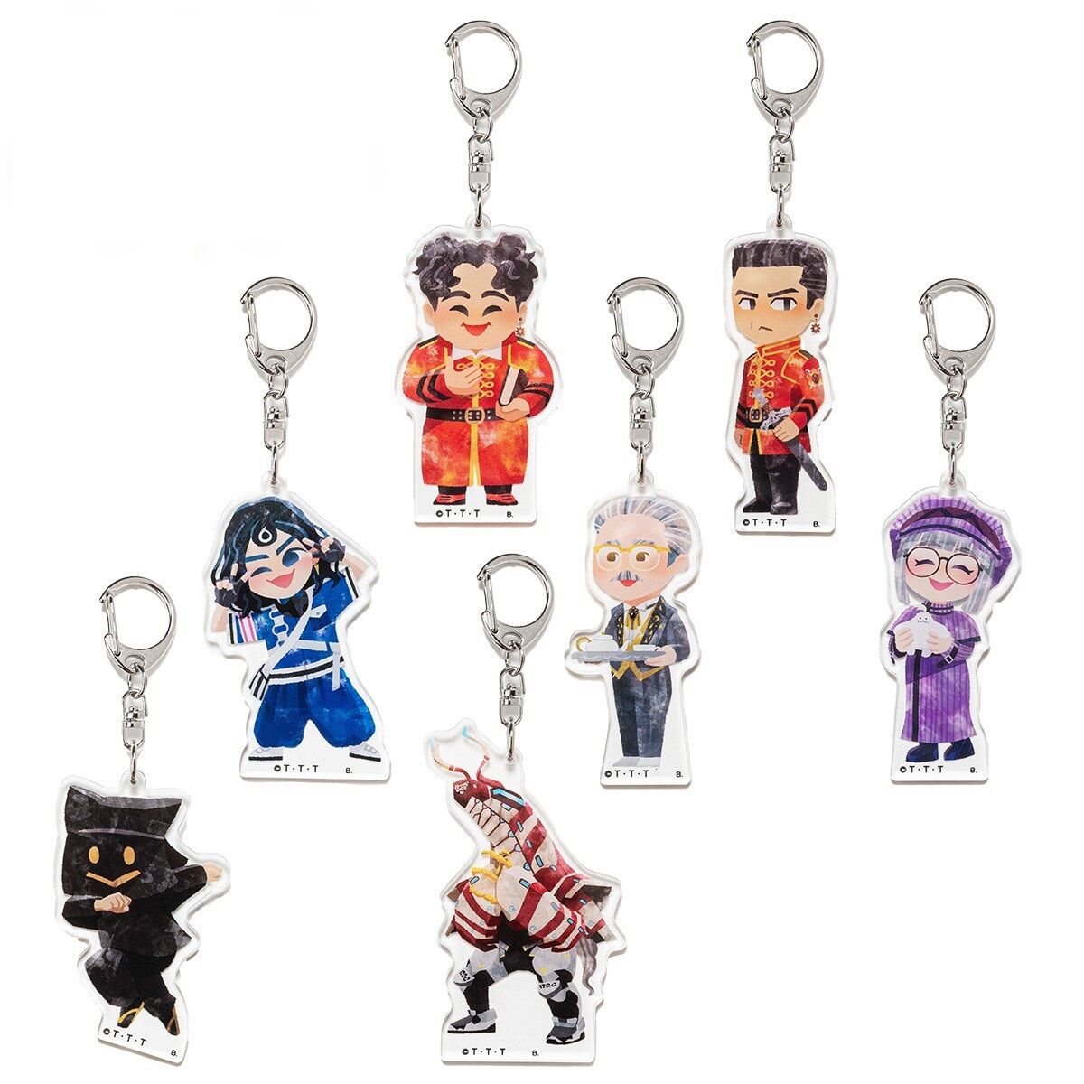 王様戦隊キングオージャー デフォルメ アクリルチャーム 側近柄【全7種