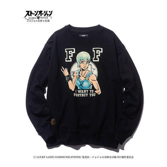 ジョジョの奇妙な冒険 ストーンオーシャン【glamb】スウェット F・F
