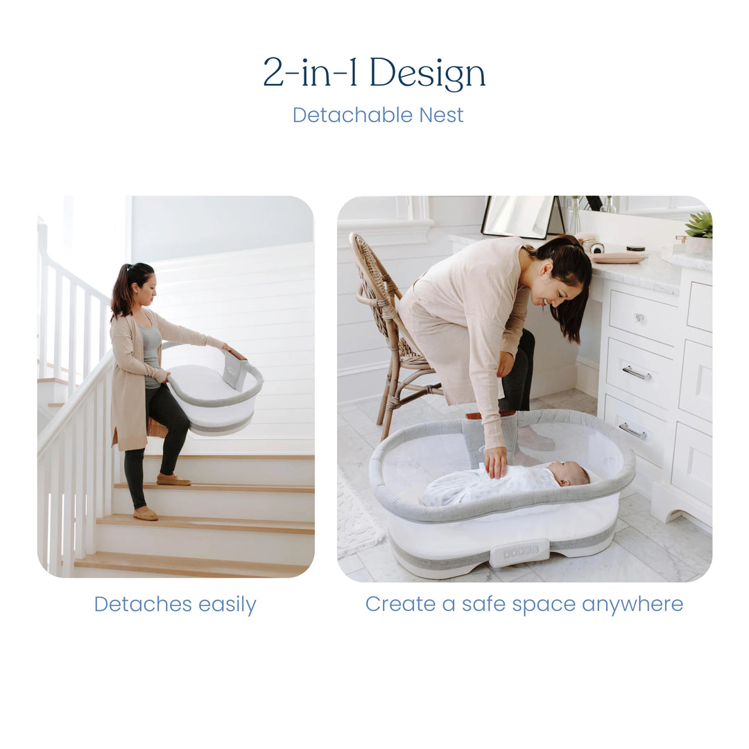 HALO BassiNest Swivel Sleeper Luxe Series – Baby Grand