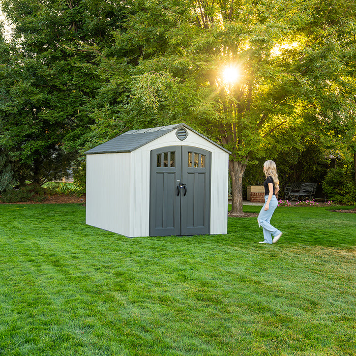 Lifetime 8x10 Shed 60469 - Easy Assembly, Durable, Attractive