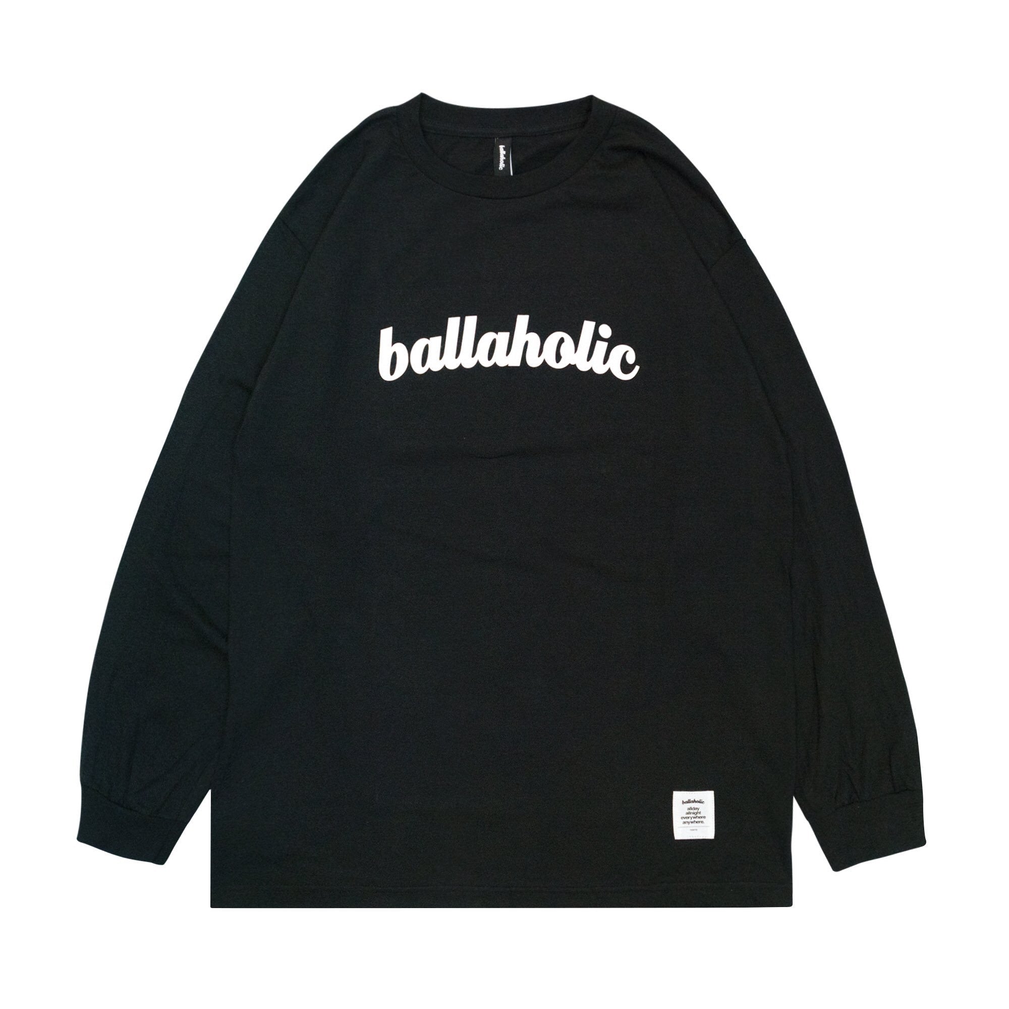 Logo Long Tee (black) – ballaholicオンラインショップ