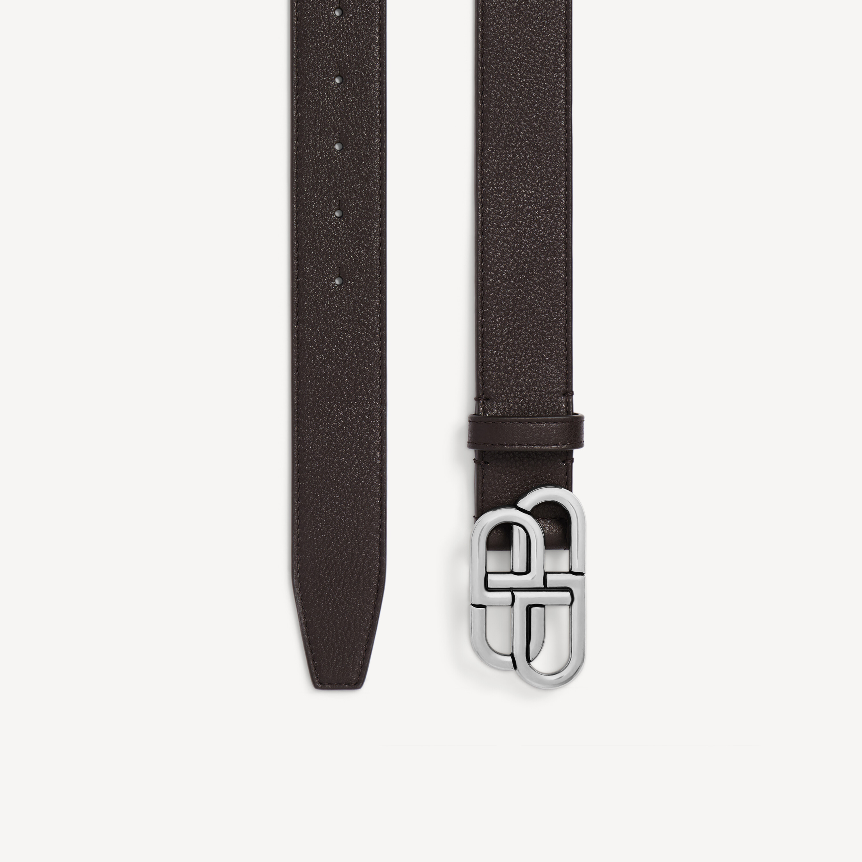 Bb Large Belt in Black | Balenciaga US