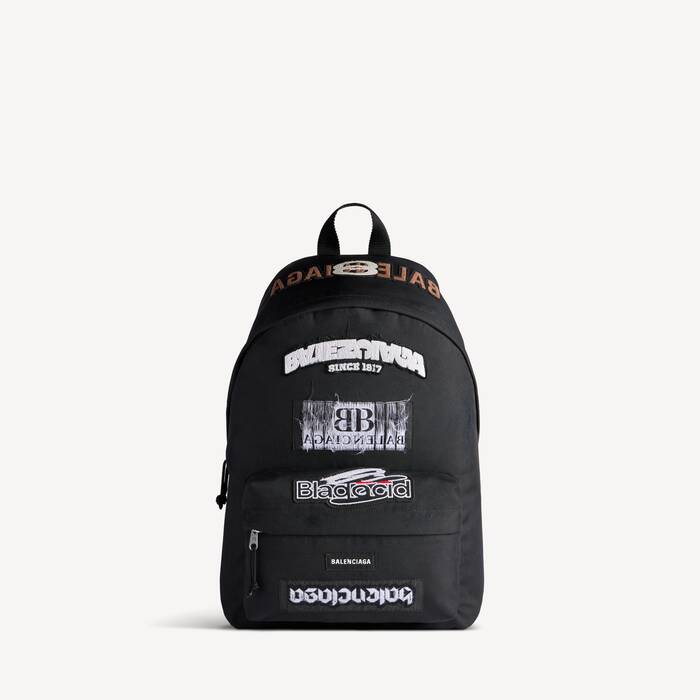 Men's Explorer Backpack in Black | Balenciaga US