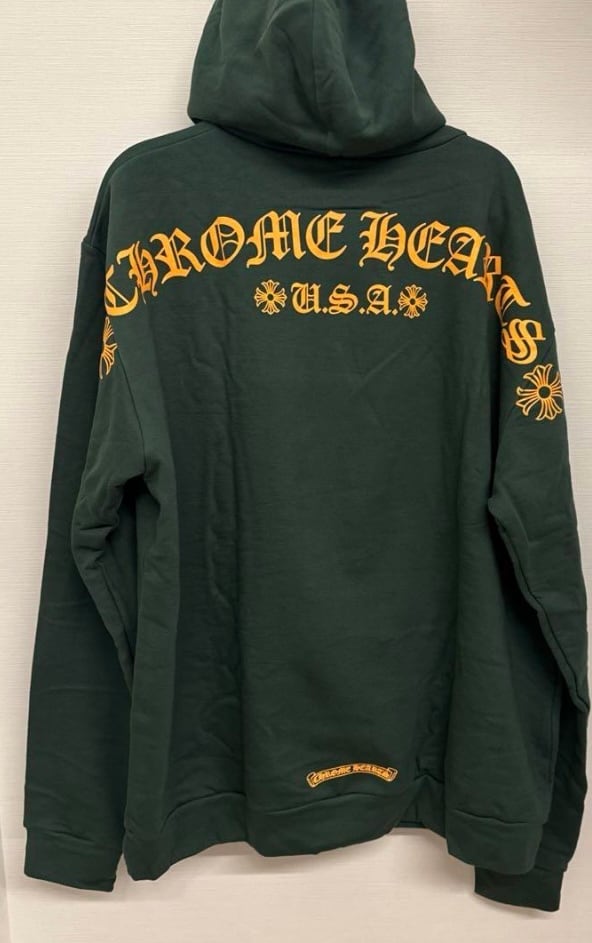 CHROME HEARTS クロムハーツ ダークグリーン パーカー フーディー