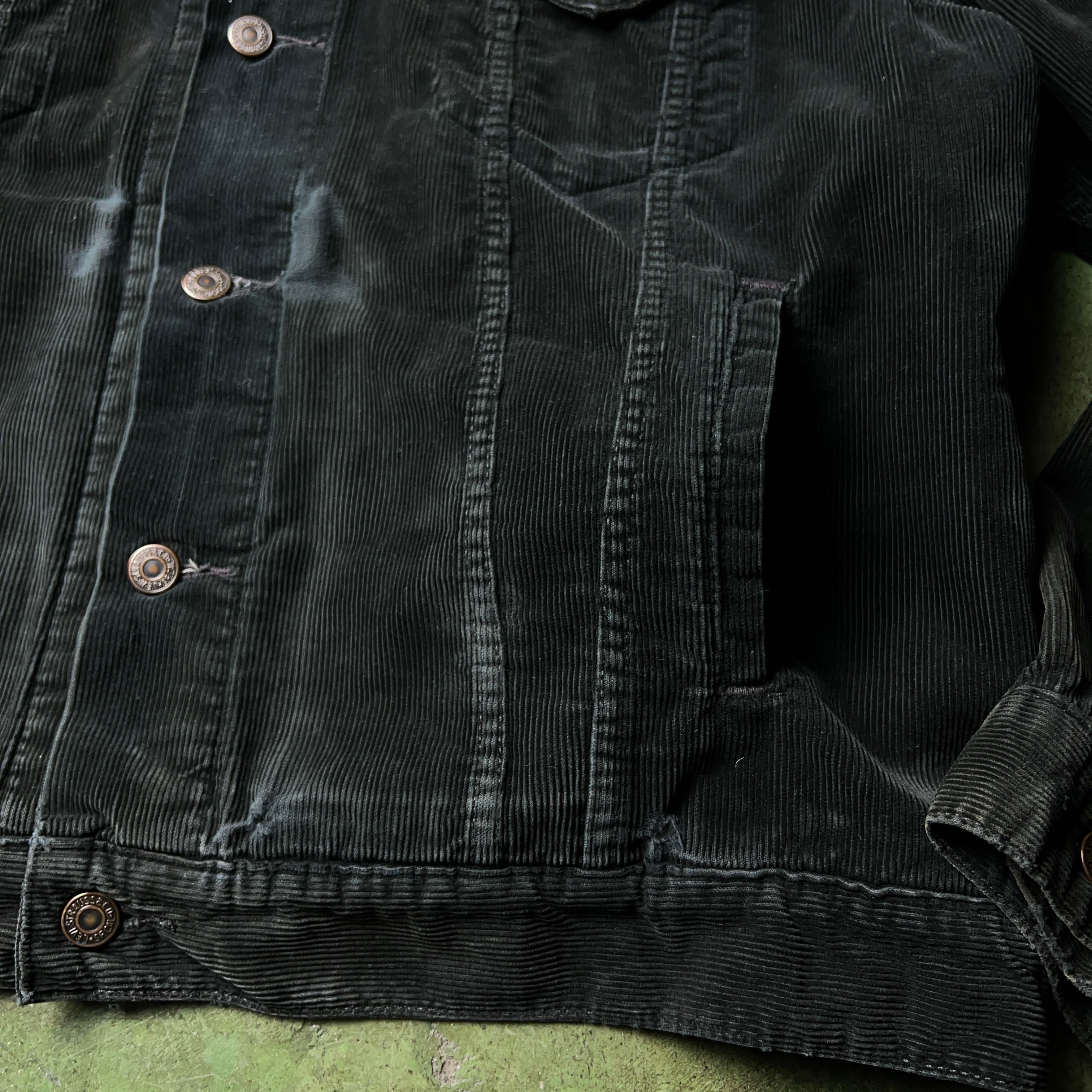 90's Levi's Europe 70503 BLACK CORDUROY JACKET 90年代 リーバイス