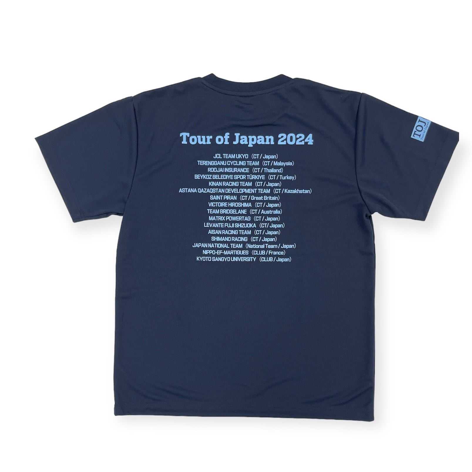 TOJ2024チーム入りTシャツ＜ネイビー＞ | Tour of Japan Official Store