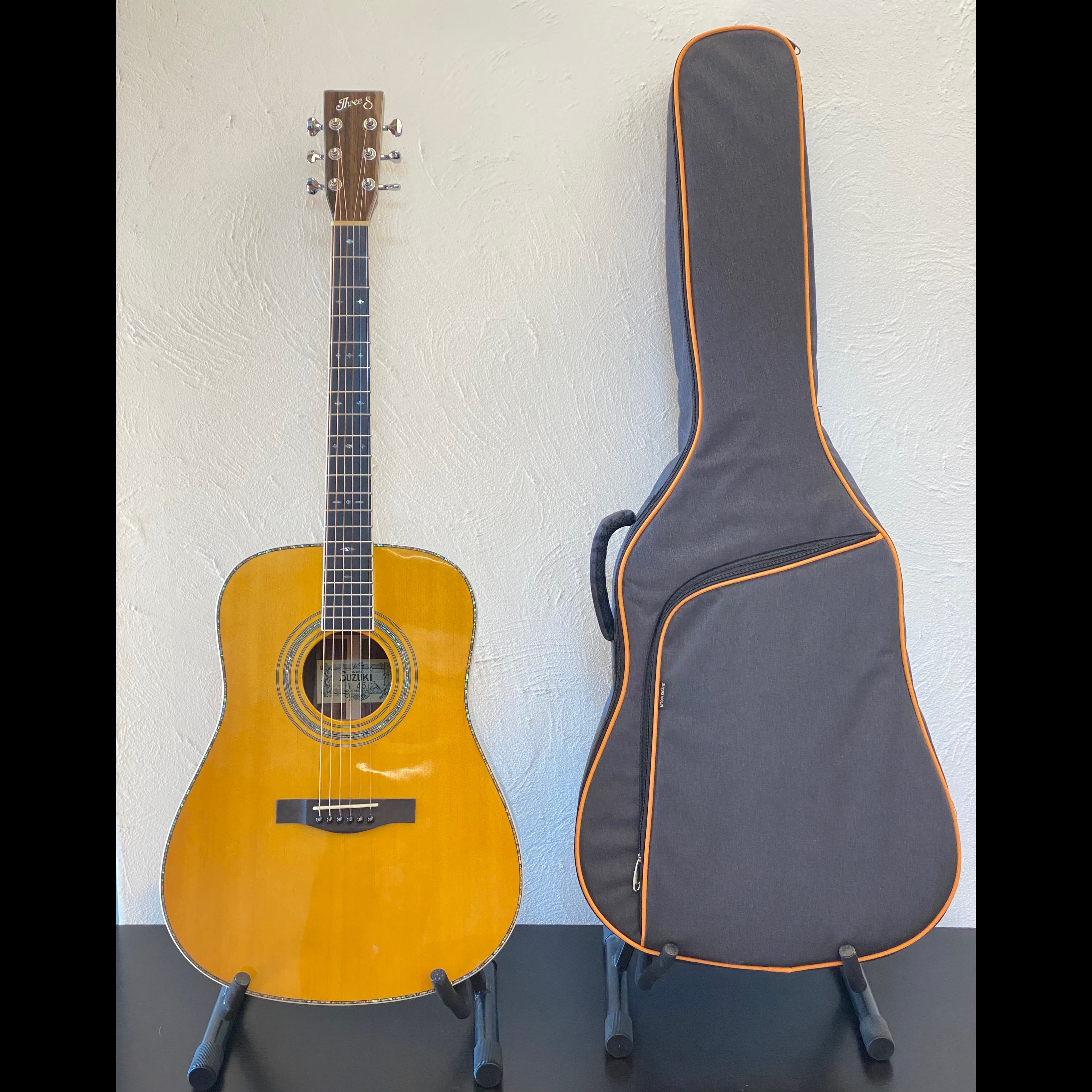 Three S A007 アコースティック￼エレアコ、ヴィンテージ Three S A007