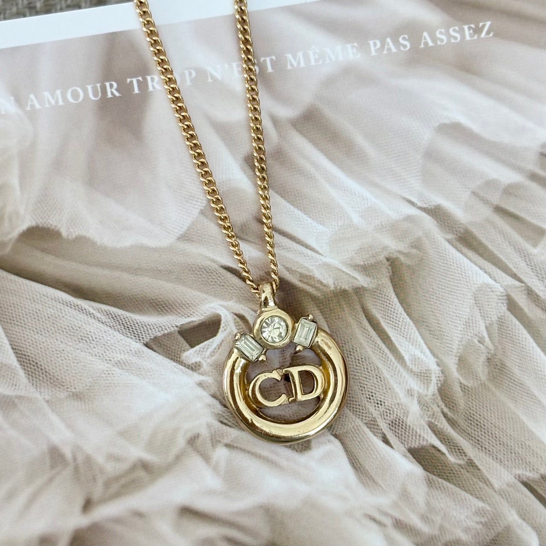 極美品】【箱付き】クリスチャンディオール ネックレス イヤリング