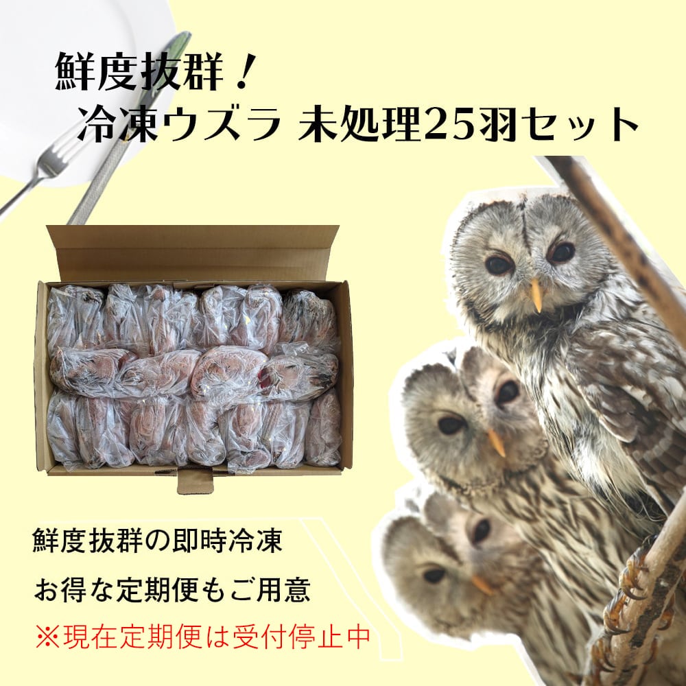 豊橋産 冷凍ウズラ 未処理 25羽1ケース 親ウズラ 猛禽類・爬虫類の餌に