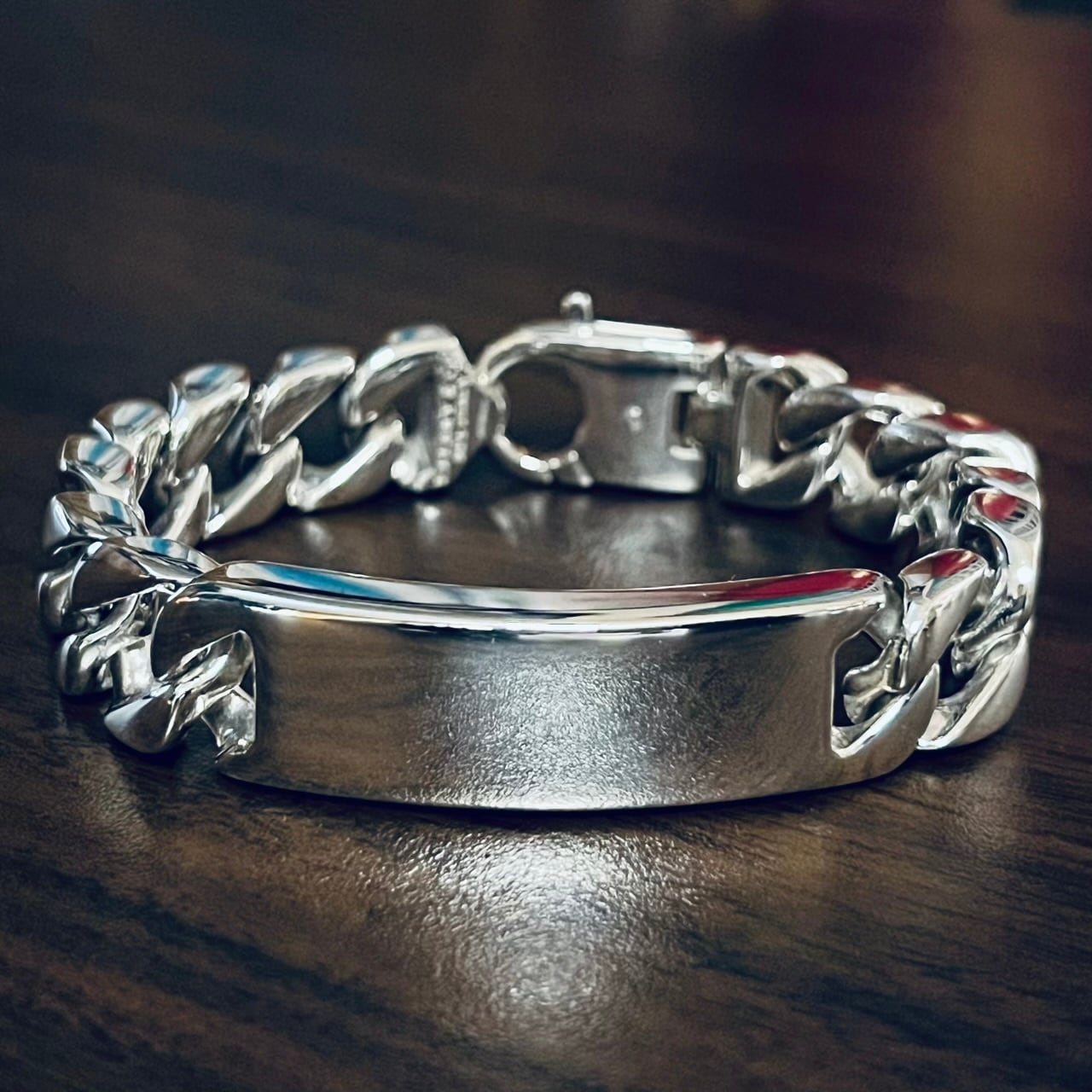 VINTAGE TIFFANY & CO. ID Bracelet Super Heavyweight Sterling