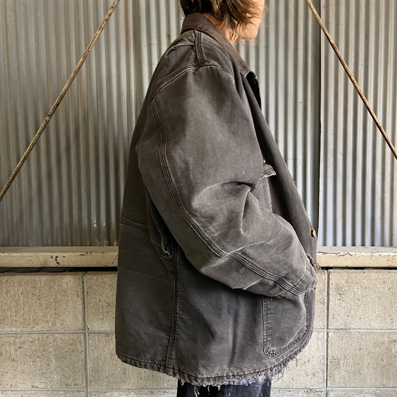 雰囲気系 超ビッグサイズ カーハート ミシガンチョアコート ワーク