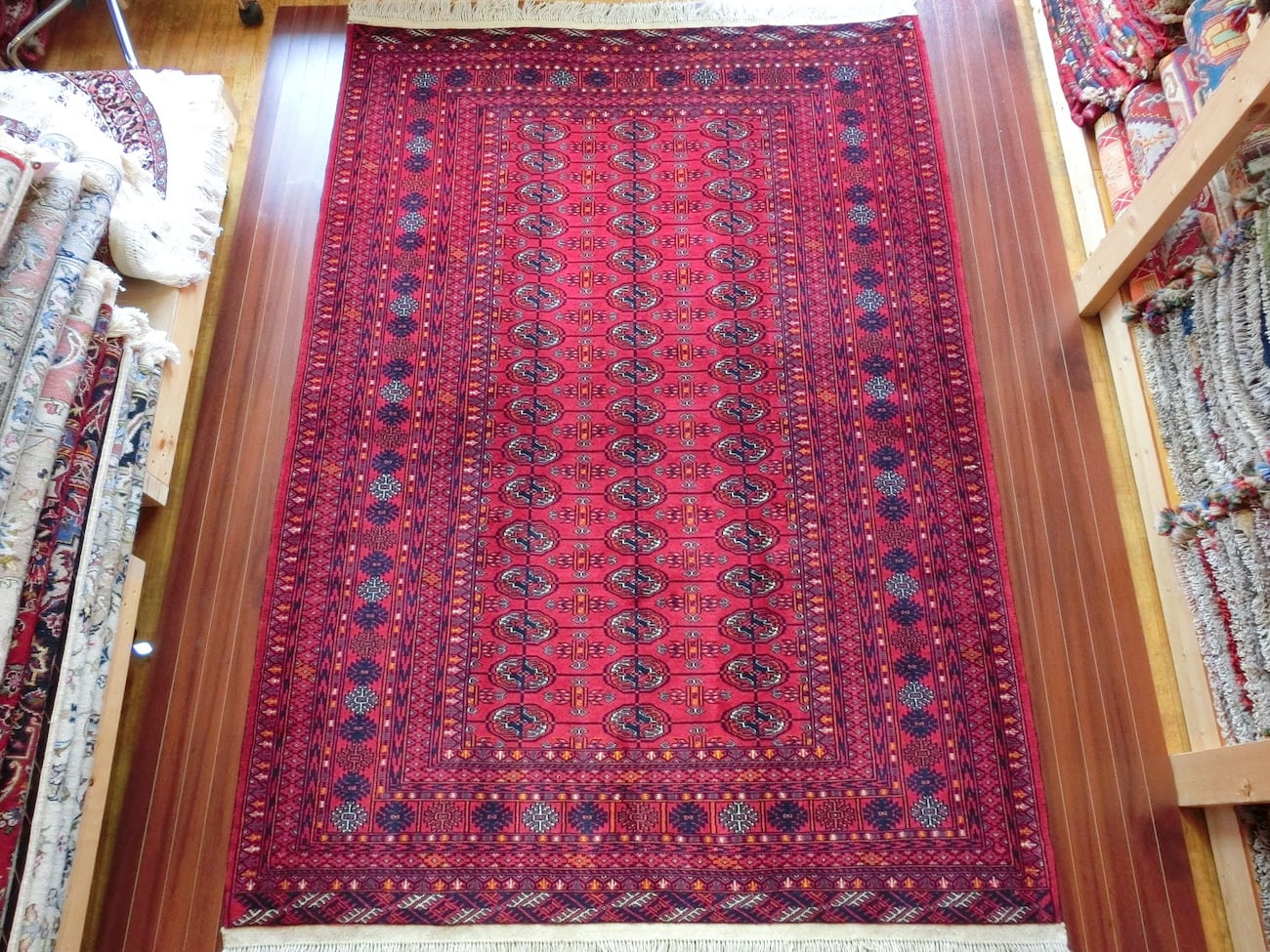 rubi _p】ペルシャ絨毯 トルクメン ラグ イラン 手織り（2） rubi _p