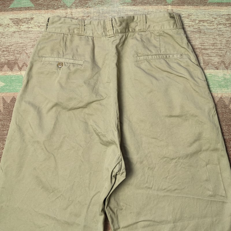 60s U.S.ARMY Chino Trousers （W33） | Wonder Wear ヴィンテージ古着