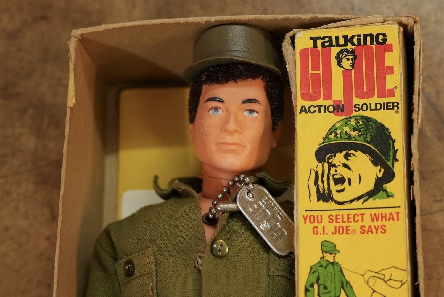 60年代 GIJOE フィールドジャケット 箱付き ハスブロ giジョー 60年代