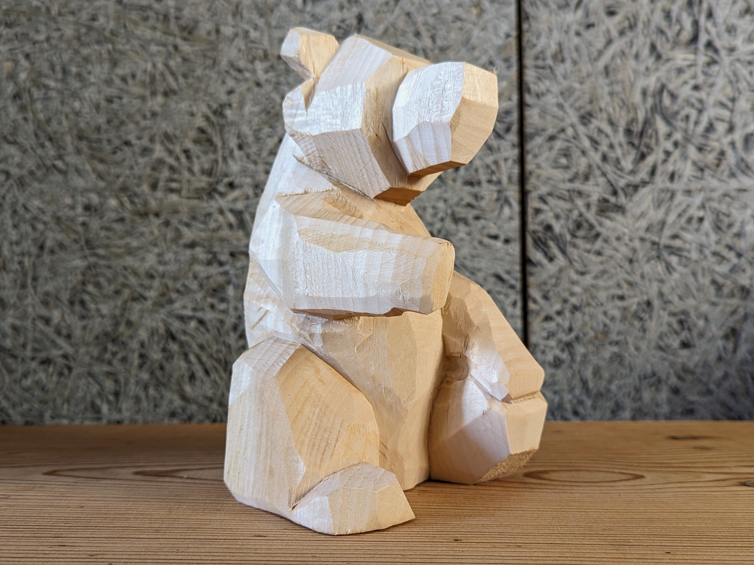 佐藤憲治 座り熊 ＃6「よいっしょ」 | 木彫りの熊 | inoya | Basic