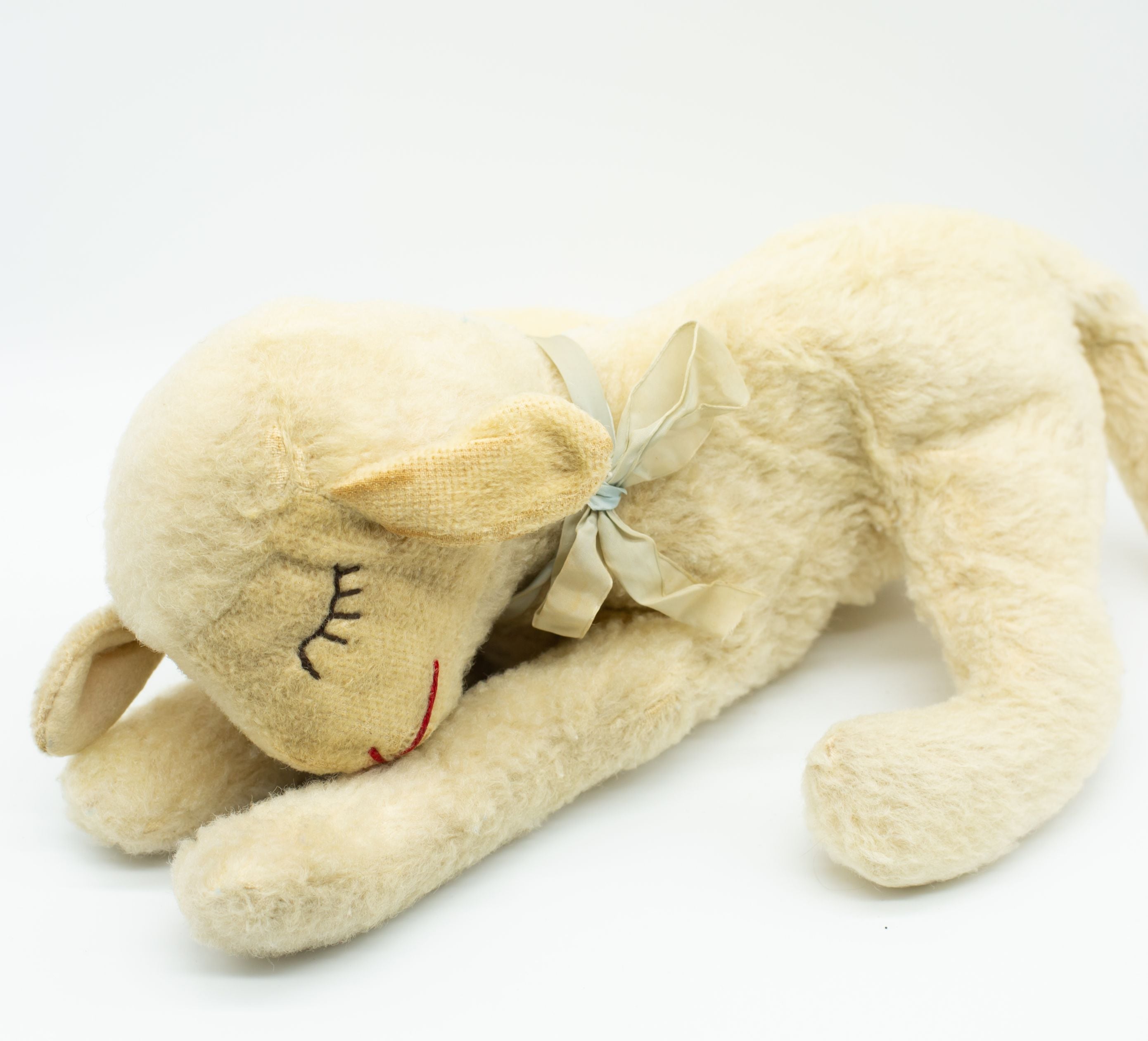 アンティークシュタイフ 眠り羊 Steiff 「Floppy Lamby」28cm