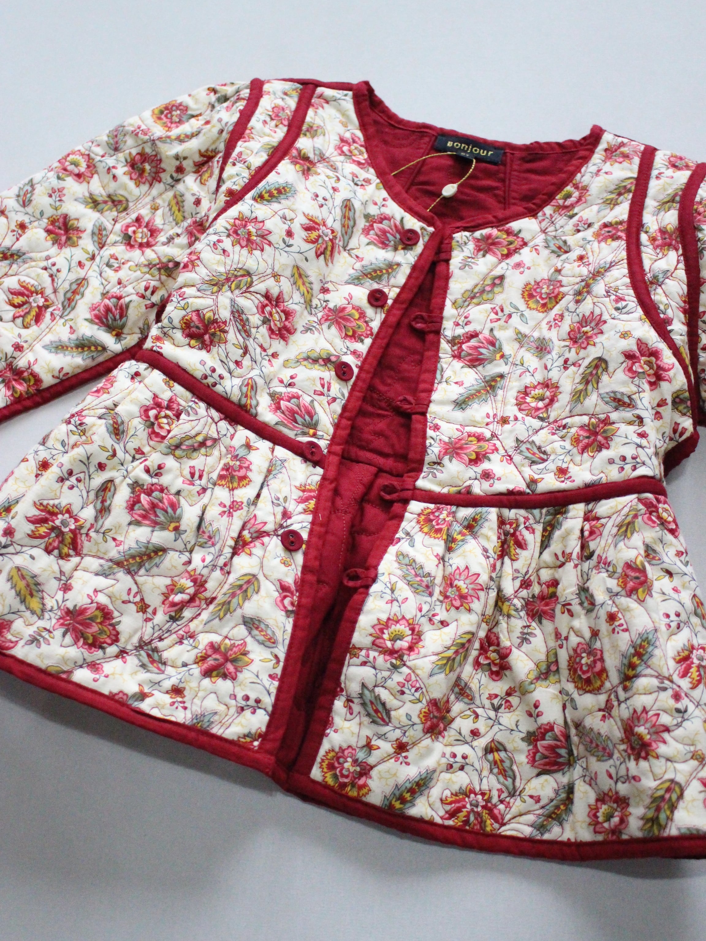 BONJOUR DIARY Quilted jacket Aline print 8-12y | RESONASON