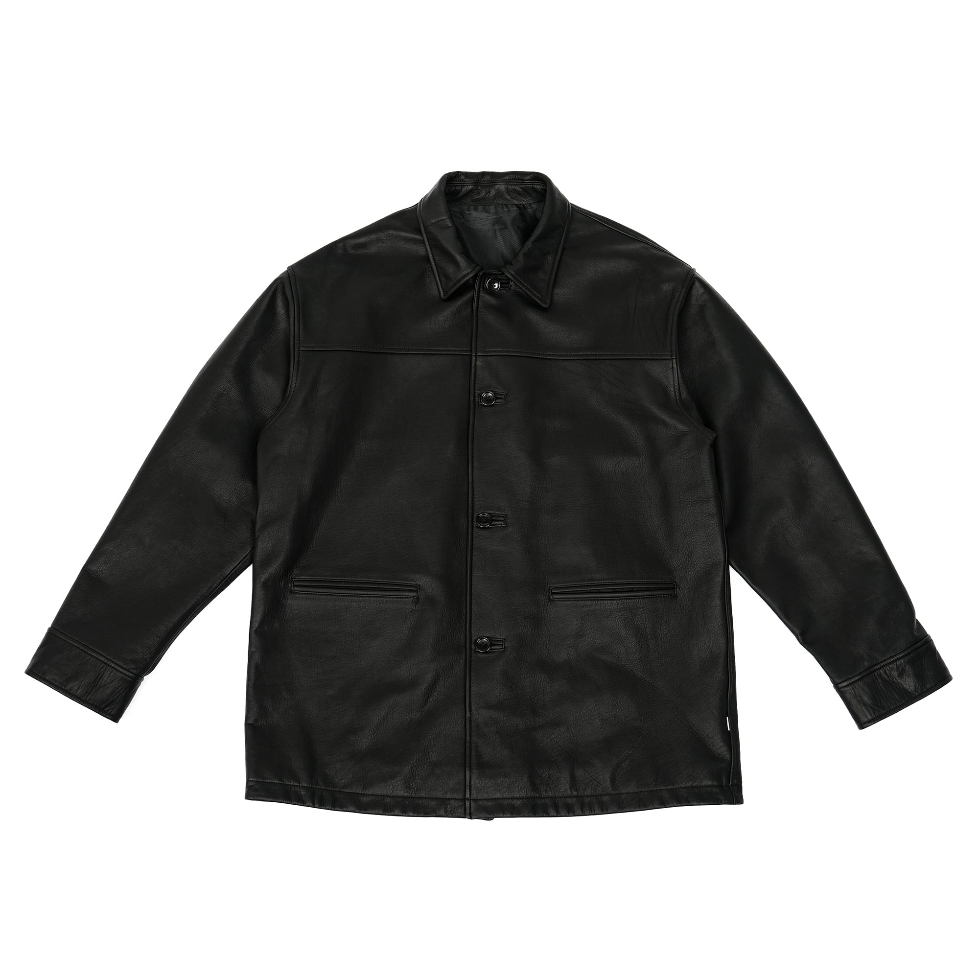 Waterproof Calf Leather Car Coat | OVY