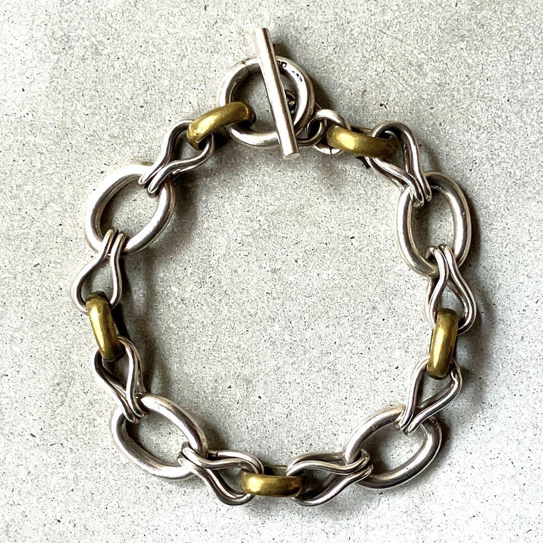 メキシコ製 MEXICO VINTAGE MIXブレスレット 925×真鍮 | unune