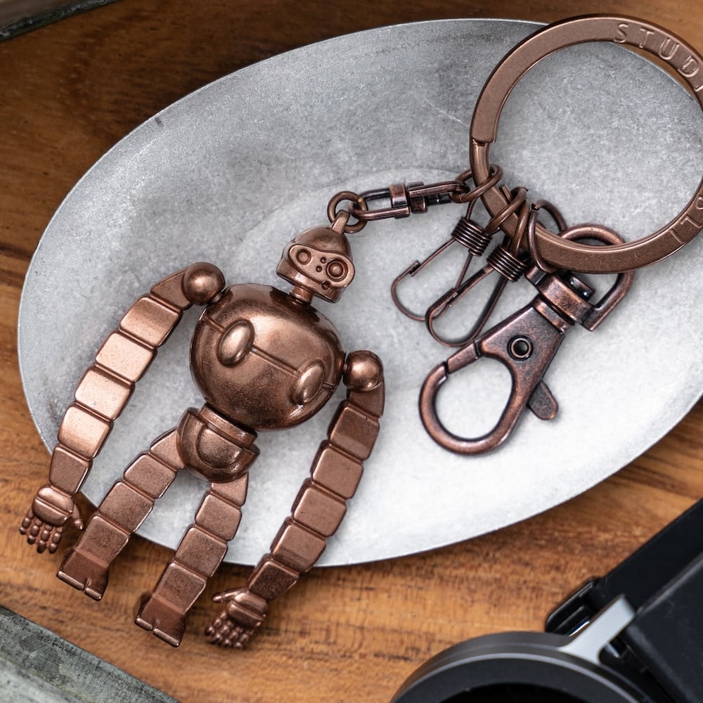 紅の豚 ステンドグラスキーリング カーチス（4236） | すすのこ商店