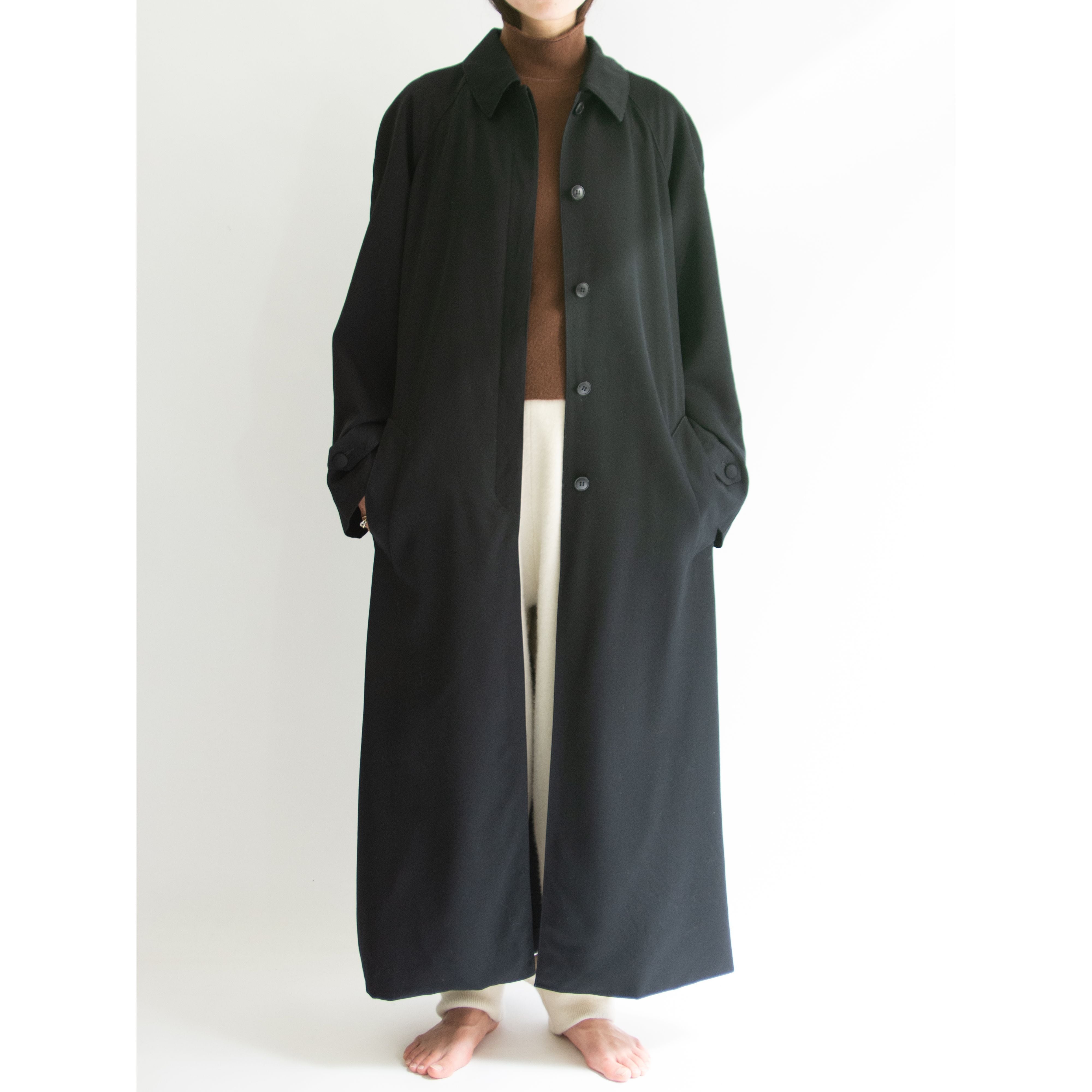agnes b.】Made in France 70-80's 100% Wool Belted Long Coat