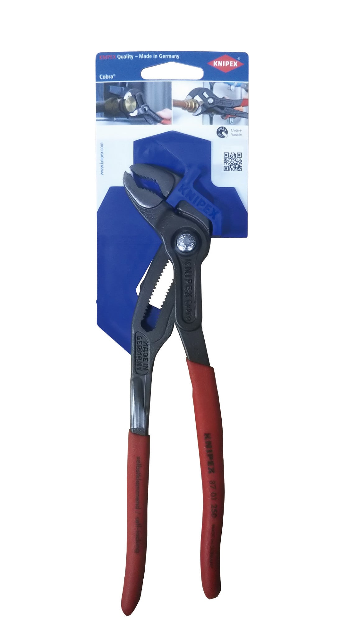 KNIPEX／コブラ ウォーターポンププライヤー 8701-250SB | WHATNOT