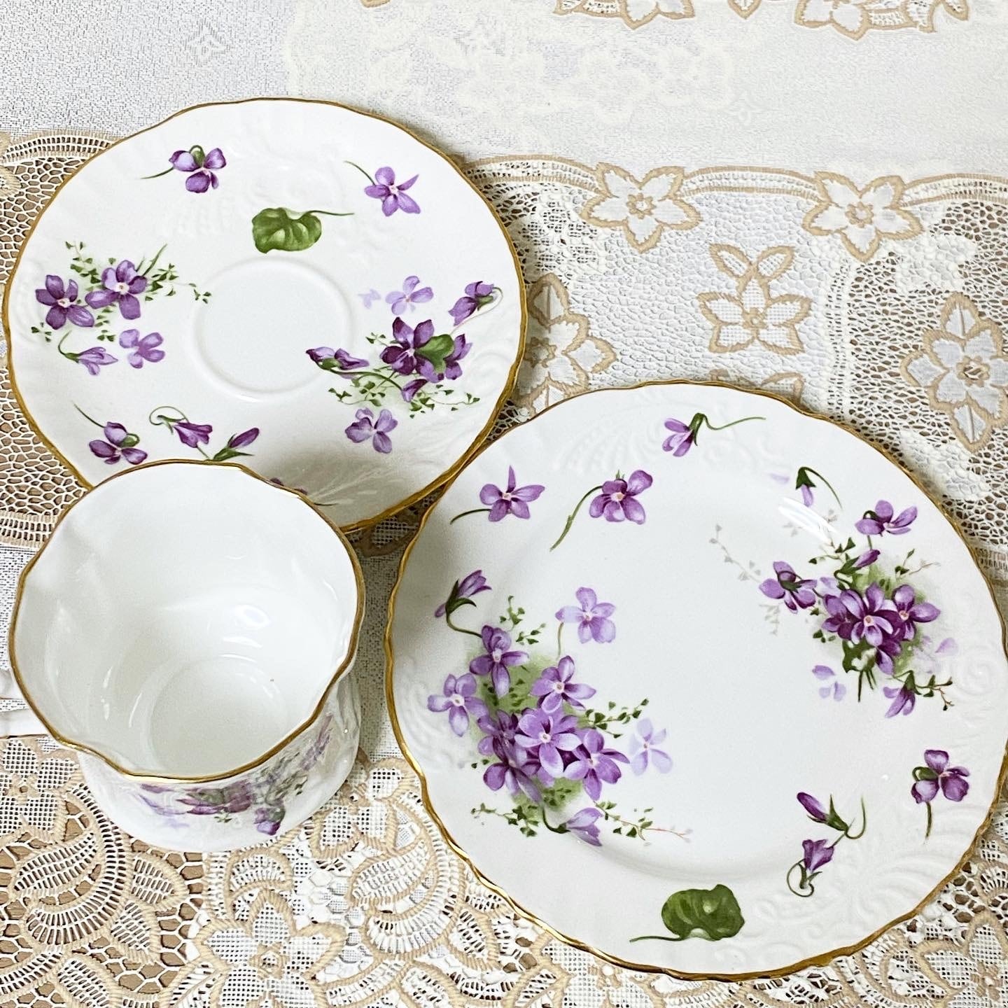 ハマースレイ ヴィクトリアンバイオレット トリオ | Melrose 鎌倉