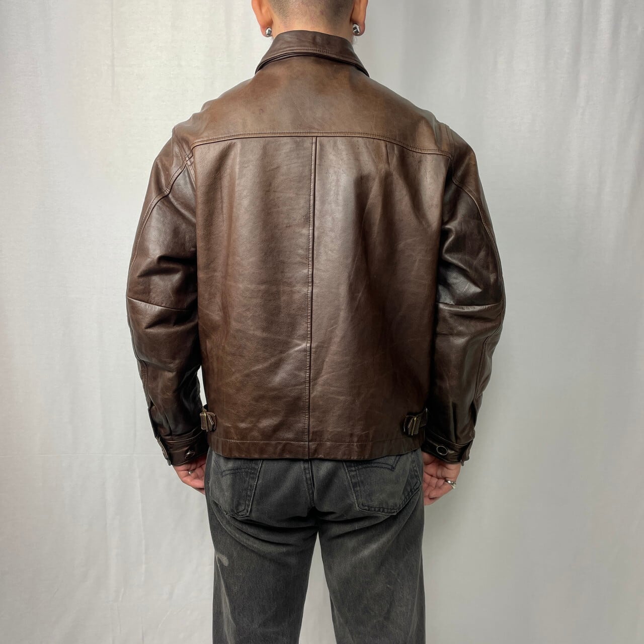 90年代 OLD GAP オールドギャップ レザージャケット メンズL相当 古着