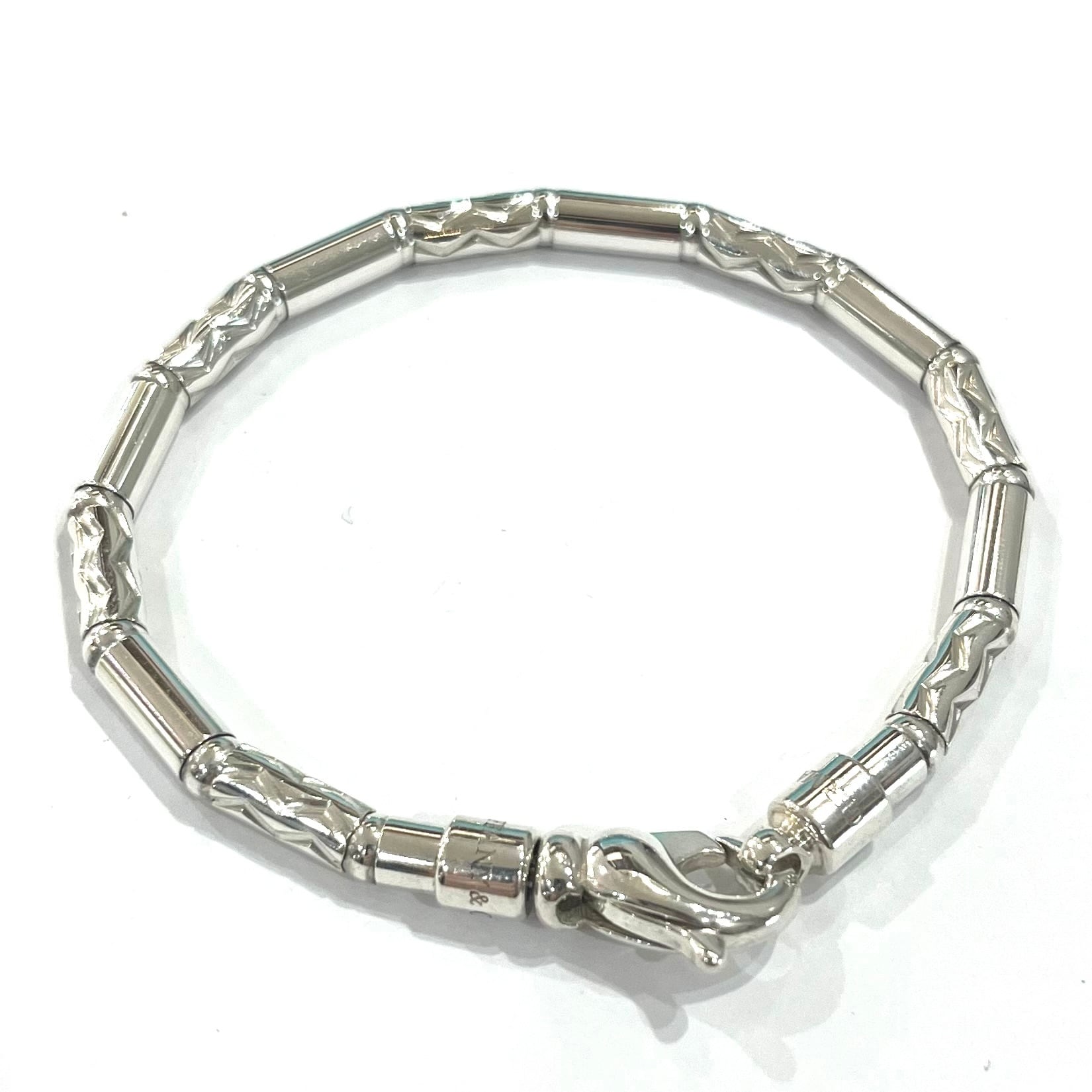 TIFFANY&CO.】1952 レア German Zig Zagブレスレット 18.5cm／シルバー