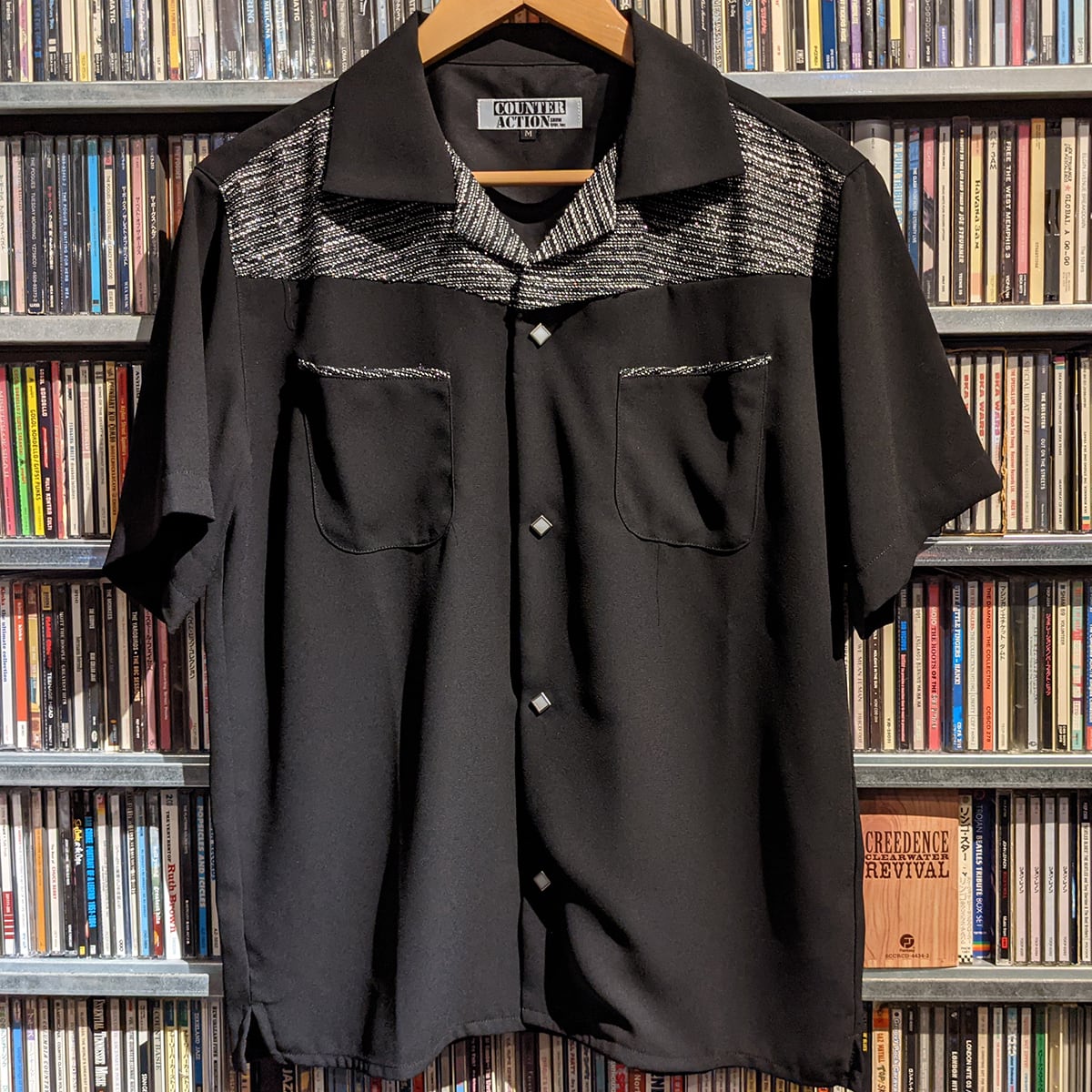 L / S ウェスタンシャツ 森山達也モデル 約束の夜 BK / WH | COUNTER