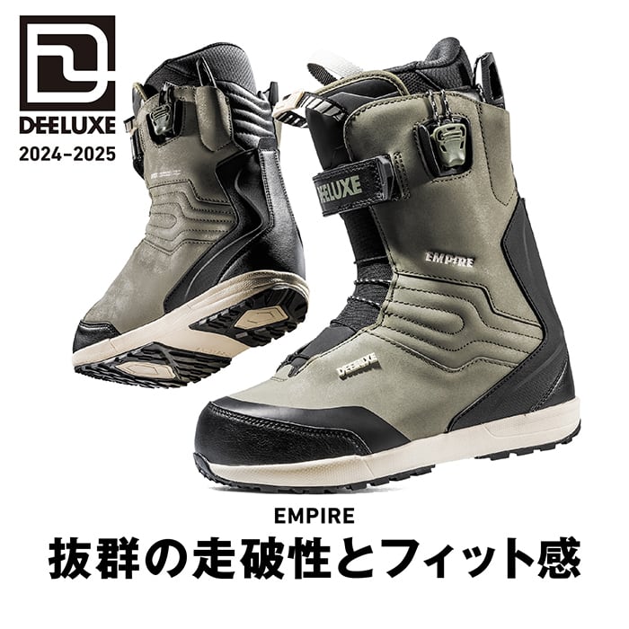 24-25モデル. DEELUXE .『 EMPIRE 』. charcoal . ディーラックス