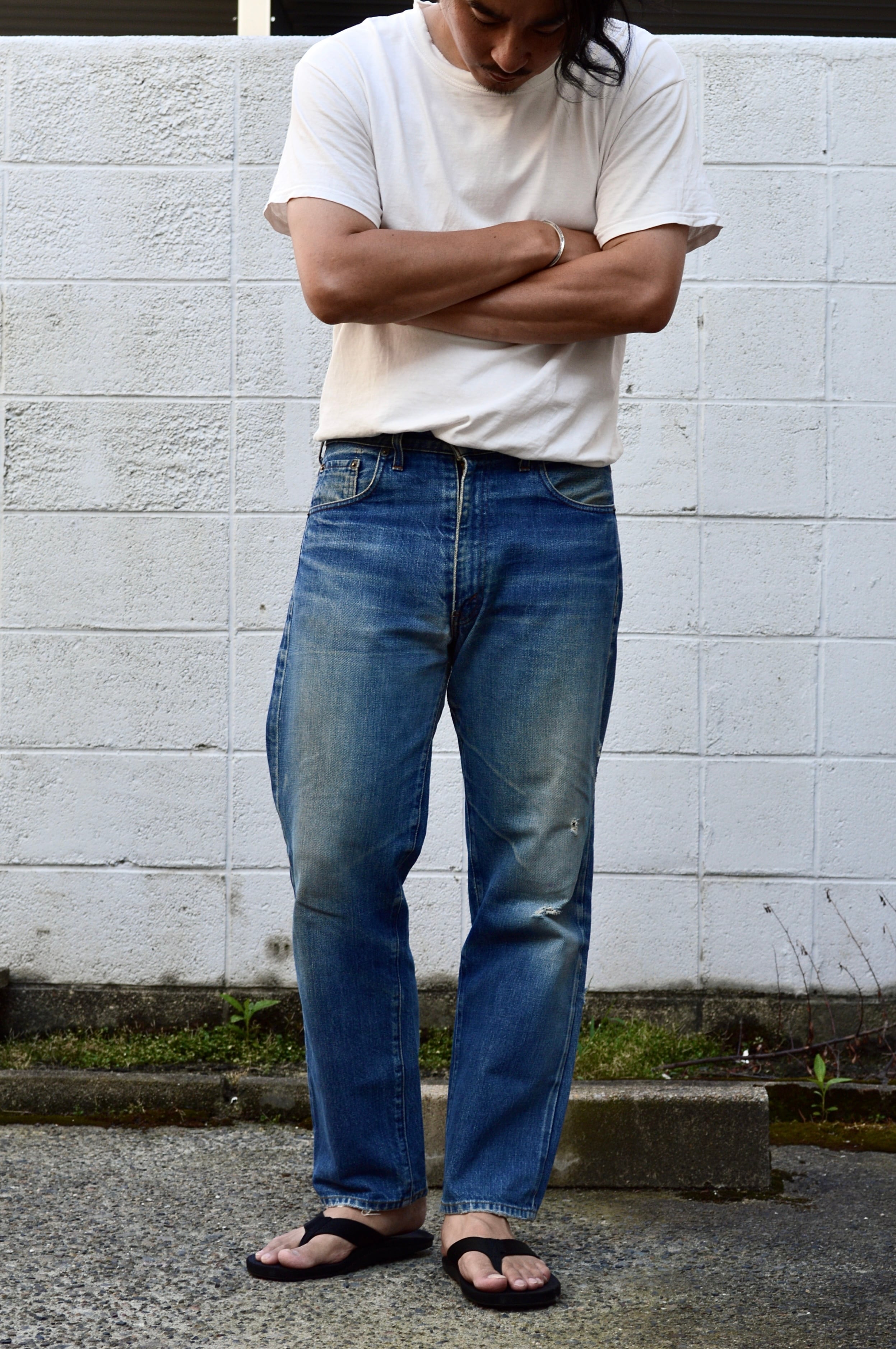 LEVI'S 502XX BIGE JPN復刻 J22 リーバイス502 赤耳 32-34inch | UOOP