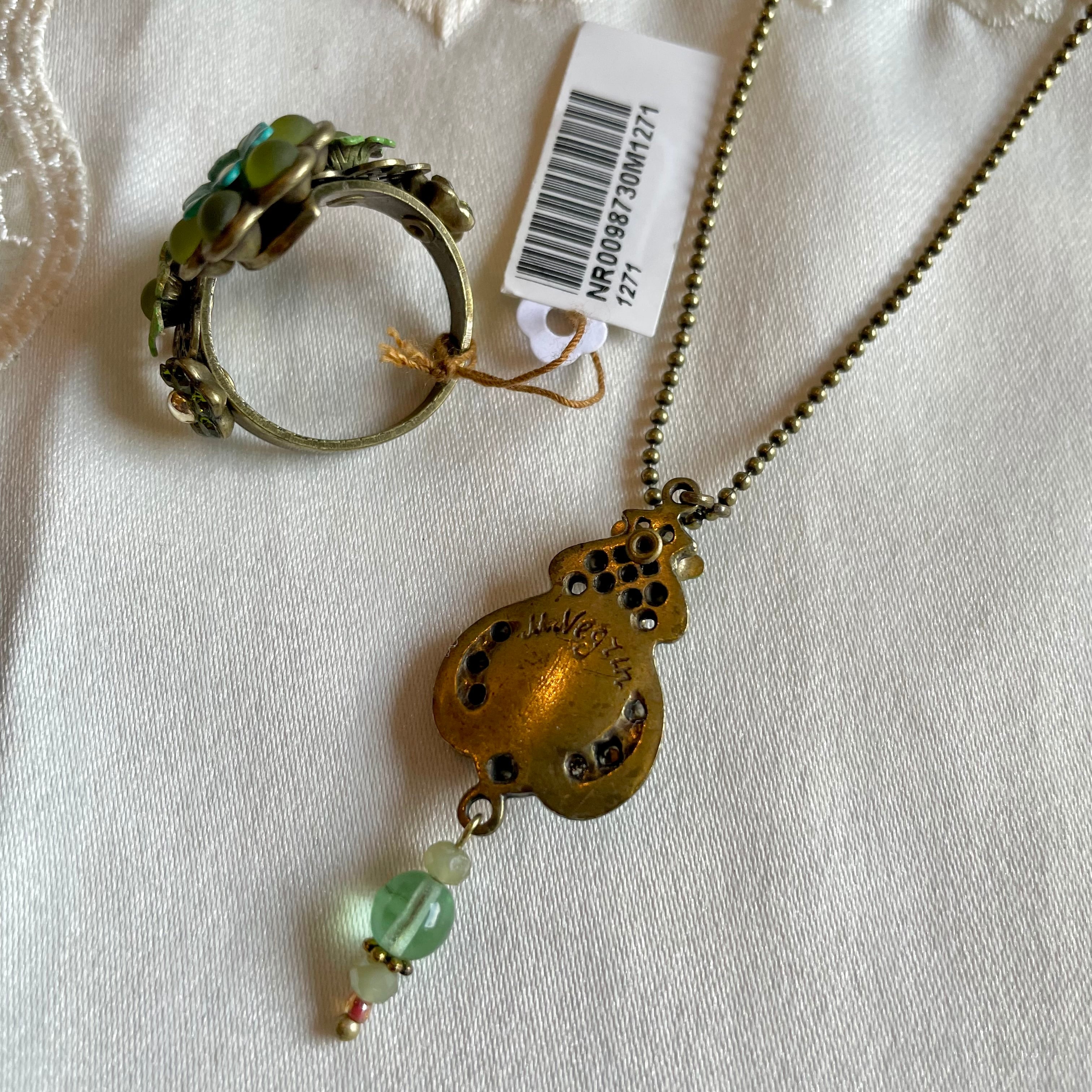 Michal Negrin ミハエルネグリン ネックレス＆リング 2点セット