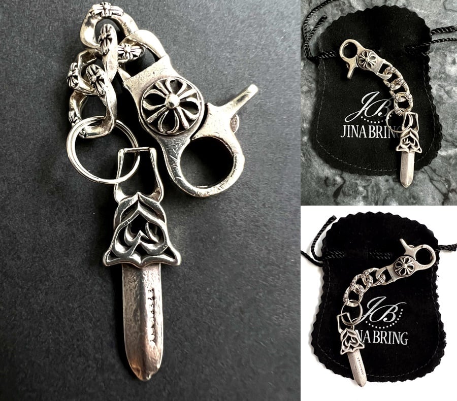EYEFUNNY アイファニー ダガー ファンシー クロス キーチェーン 1