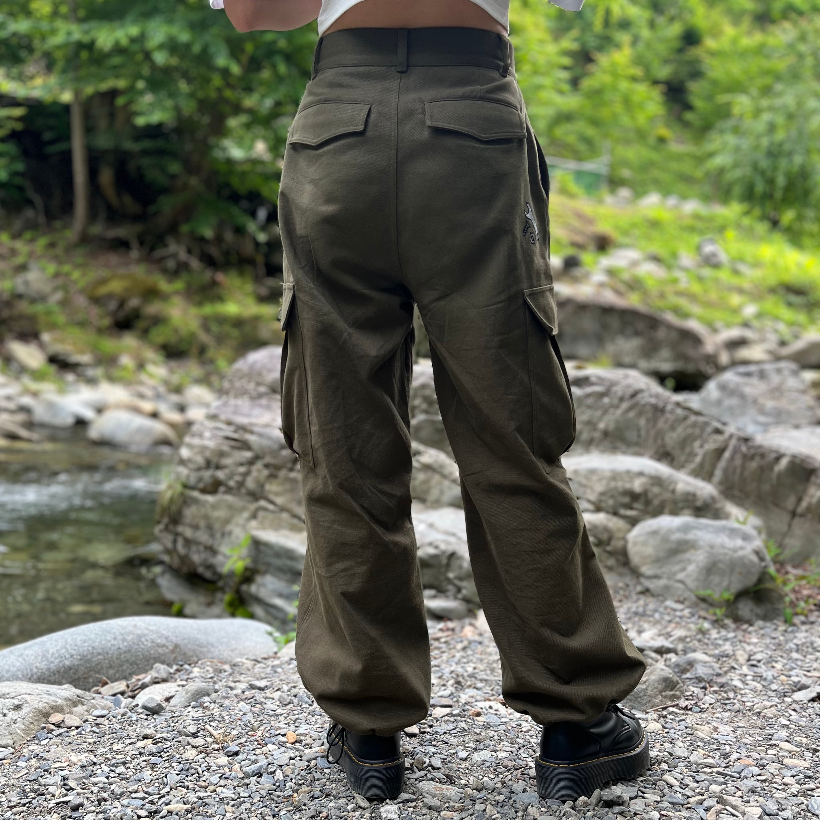 km/h カーゴパンツ【カーキ】 | km/h【バイカーズファッションストア】