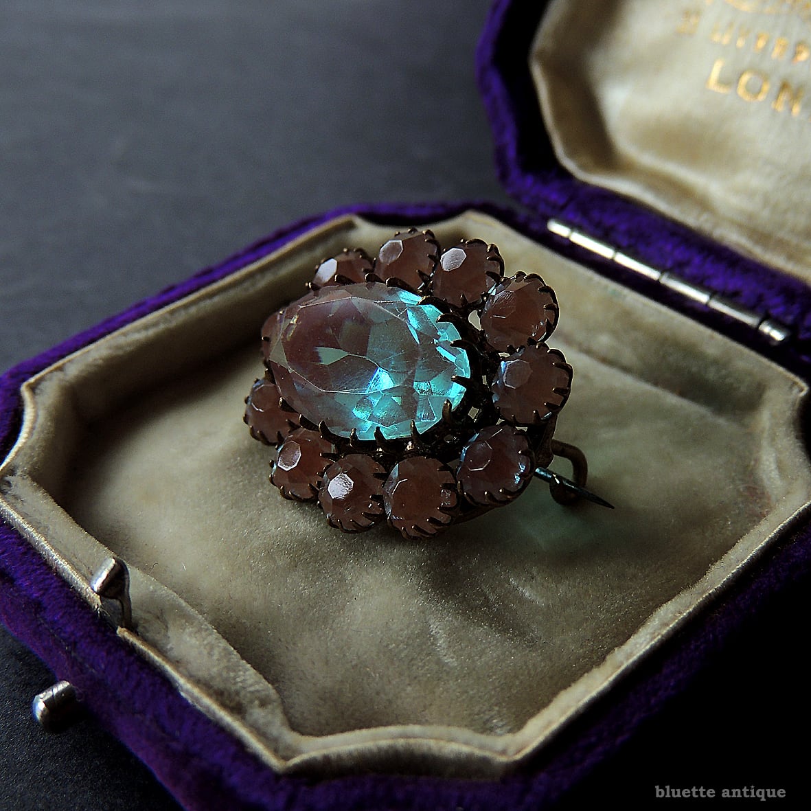 アンティークジュエリー サフィレット ブローチ | アンティーク