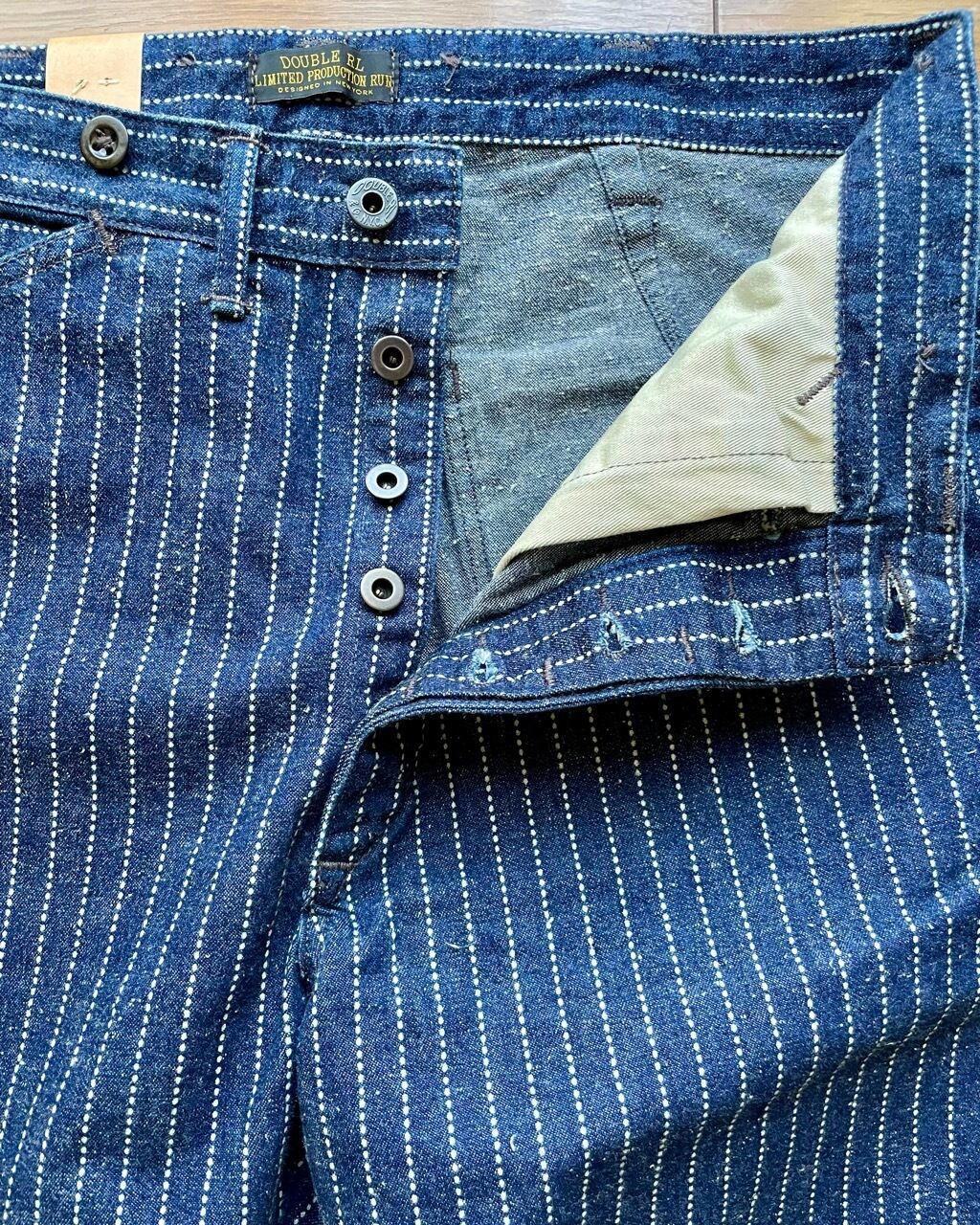 新品 RRL 限定品 ストライプワークパンツ W30-L30 | Room Style Store